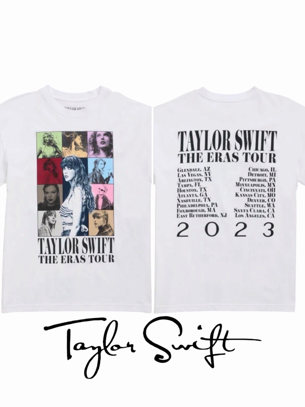 TAYLOR SWIFT The Eras Tour Concert T-shirt, Size XL